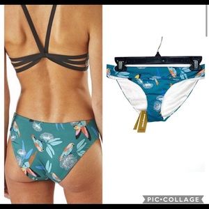 Patagonia Nanogrip Nireta Parrot Teal Bikini Botto